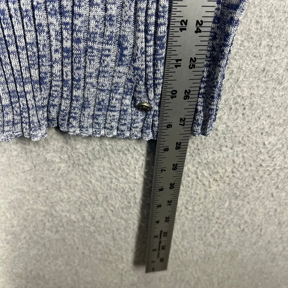 Ted Baker Iolana Ribbed Knit Sweater Womens 3 Blue‎ Long Sleeve Viscose Pullover